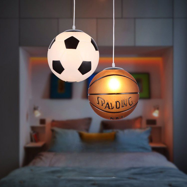 Luminous Sphere - Stylish LED Ceiling  Lights for Kids' Rooms with Elegant Glass Design