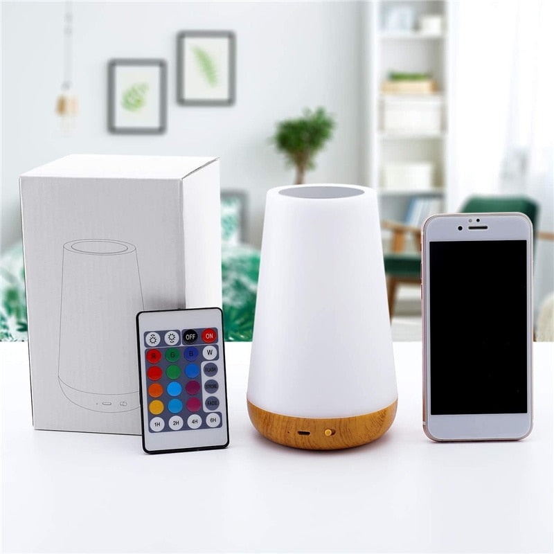 Touch Control LED Bedside Table Lamp