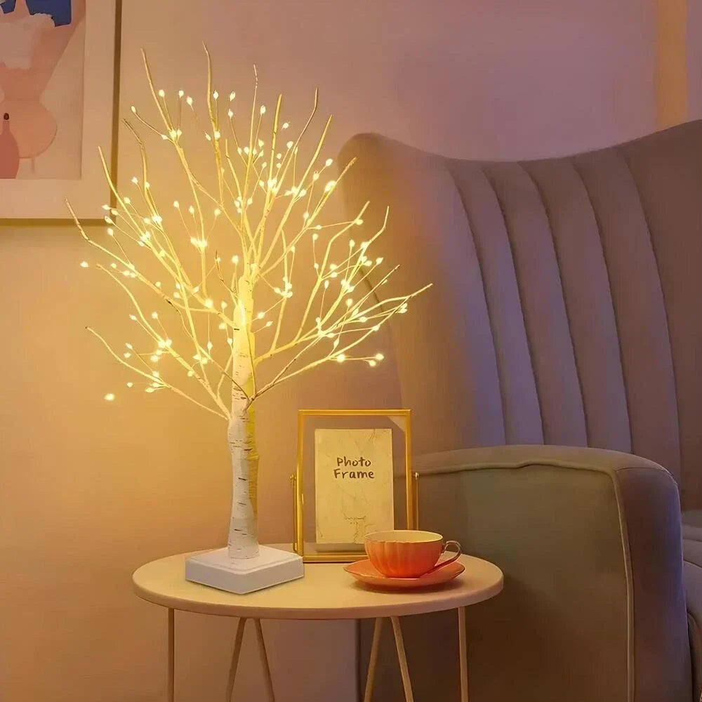 LED Table Lamp Birch Decorative Tree Light