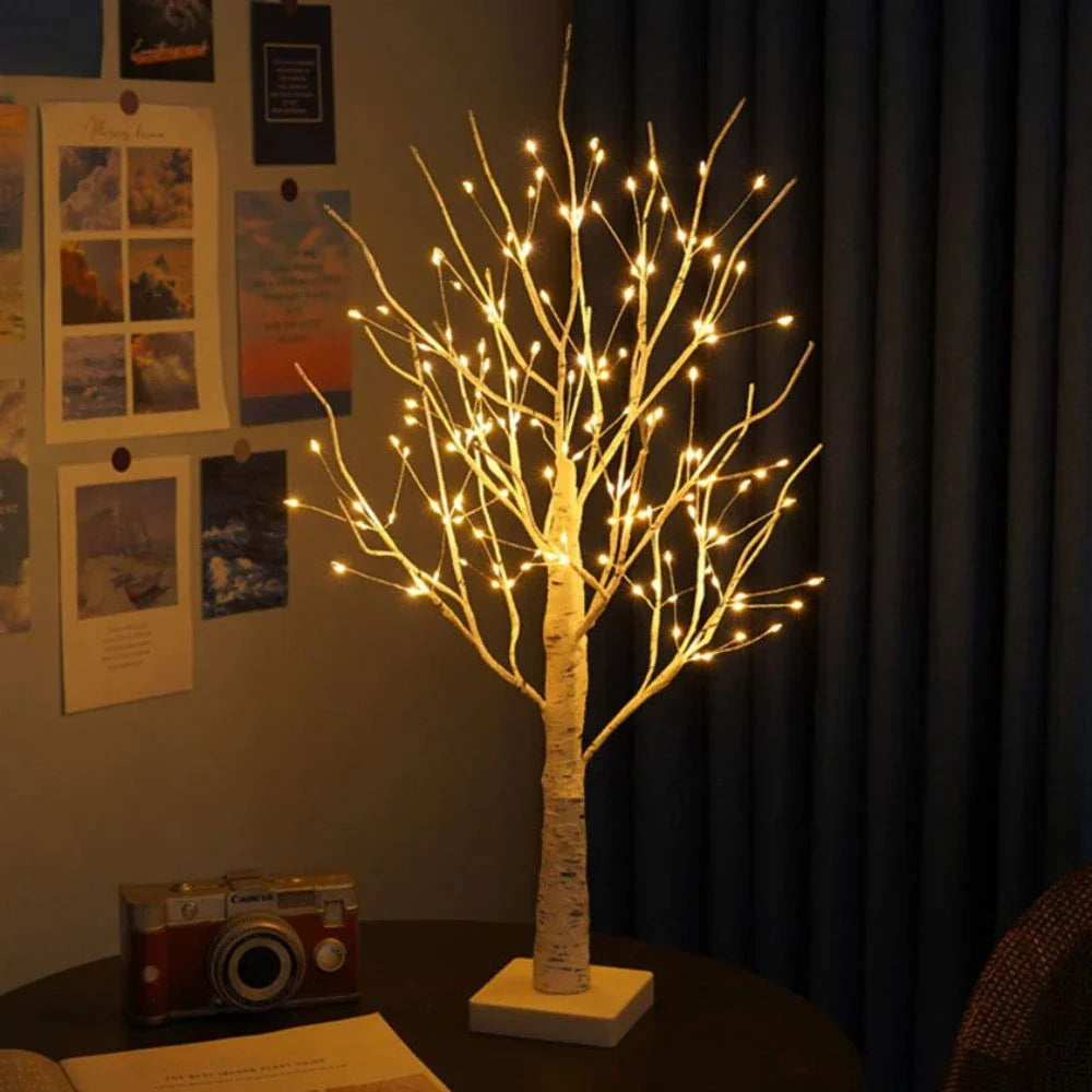 LED Table Lamp Birch Decorative Tree Light