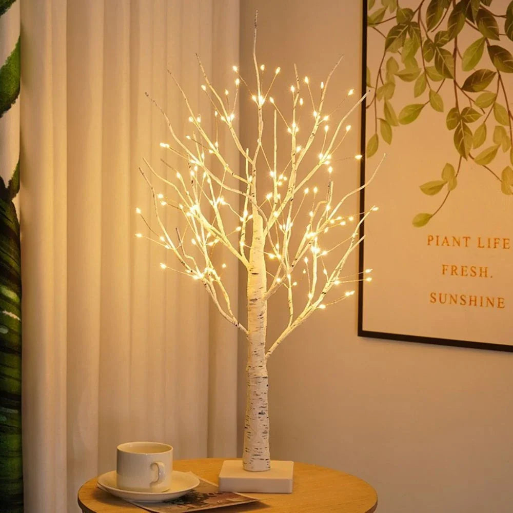 LED Table Lamp Birch Decorative Tree Light