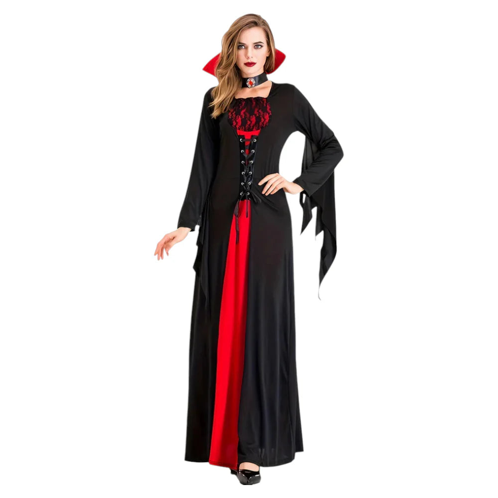 Women Vampire Outfit Gothic Dress