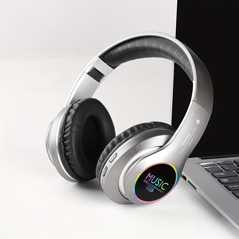 Headphones Wireless Over Ear with LED Lighting