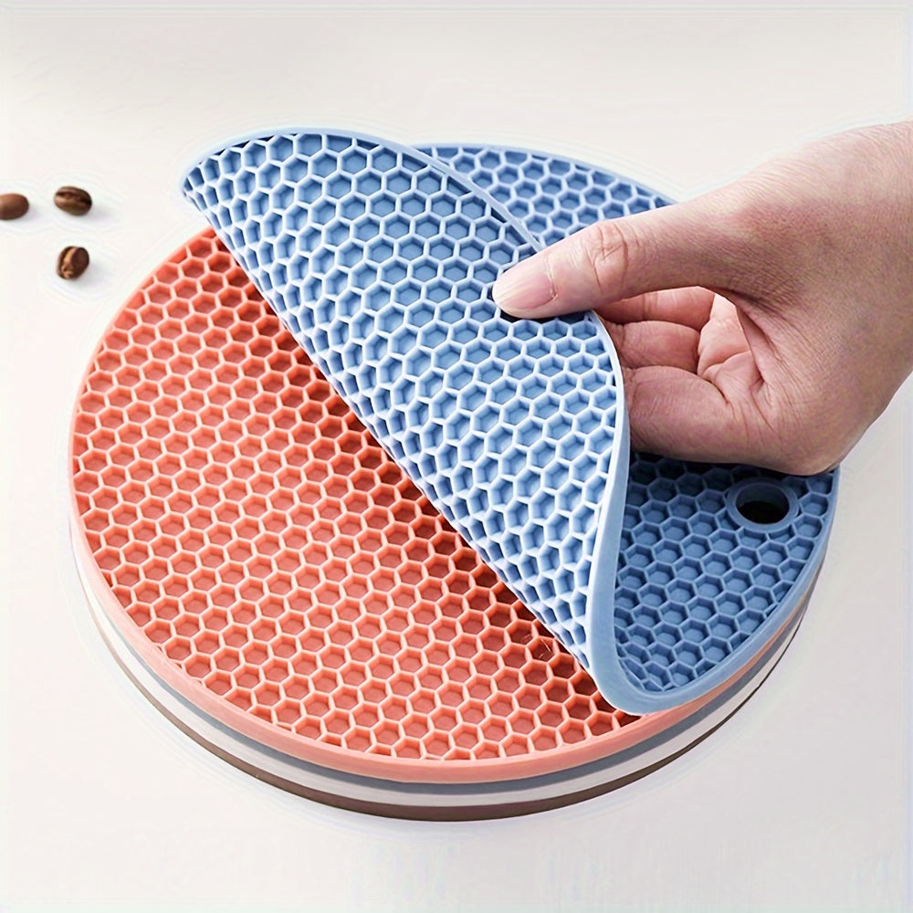Silicone Heat Resistant Trivet Mat Round