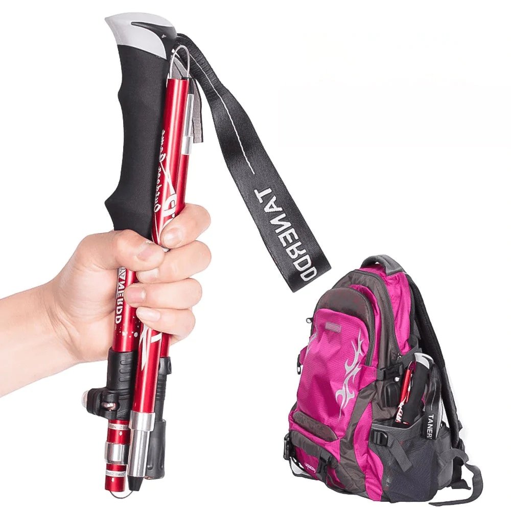 Hiking Poles Foldable Lightweight Aluminum Walking Sticks