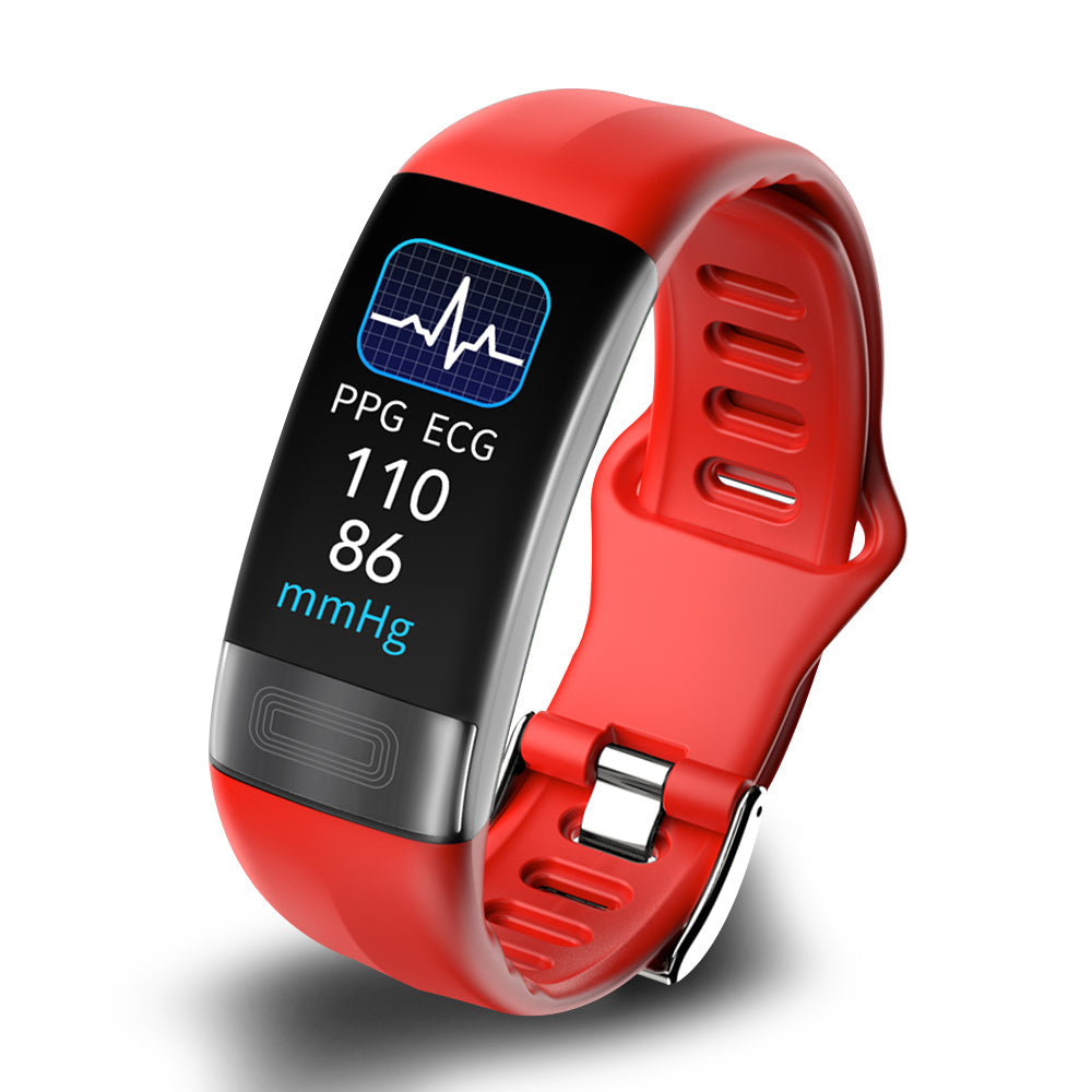 Smartwatch with ECG and Blood Pressure Monitor