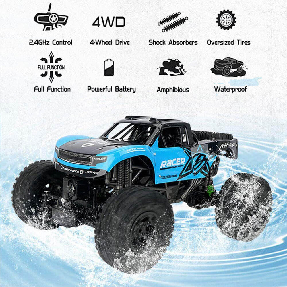 Remote Control Waterproof Off-Road Car Toy