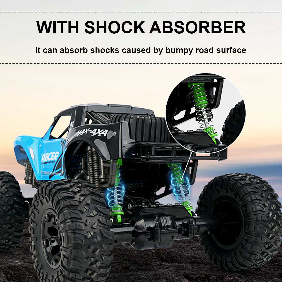 Remote Control Waterproof Off-Road Car Toy