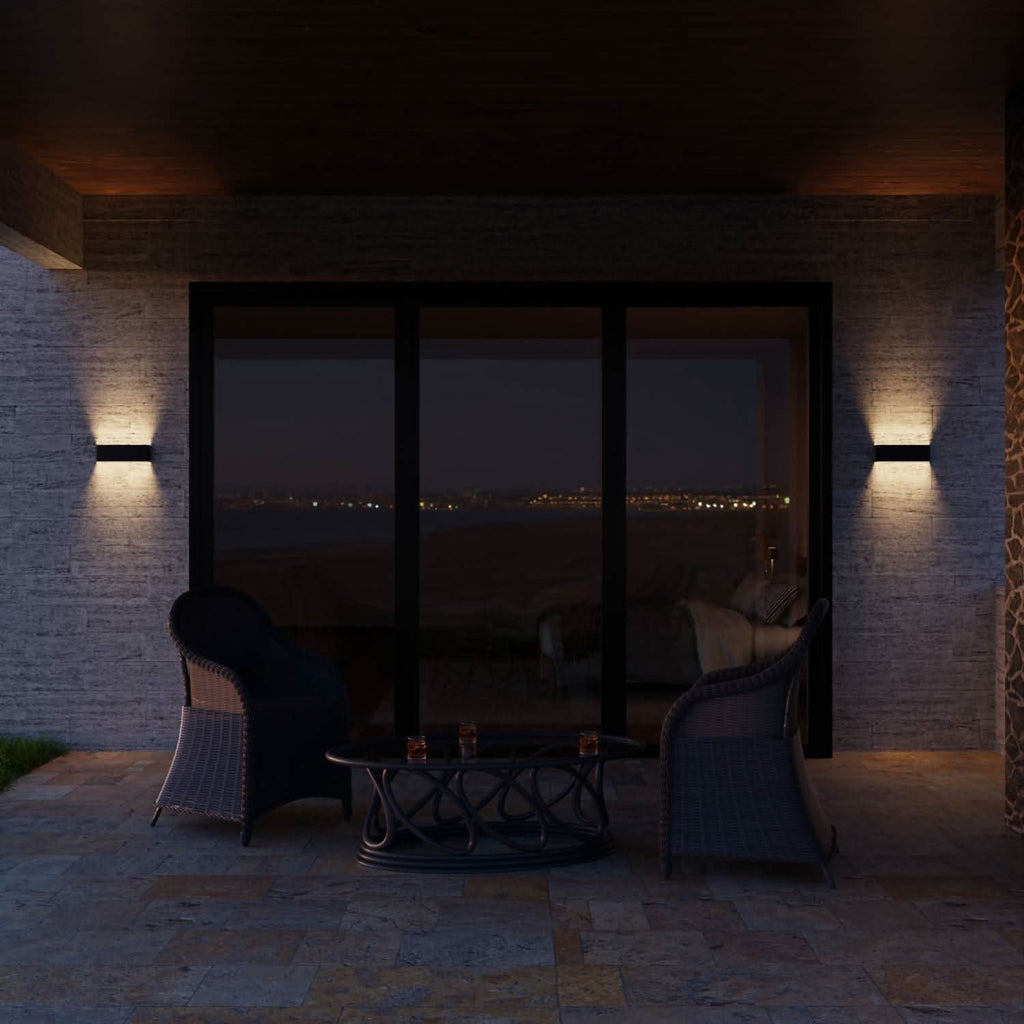 Outdoor LED Wall Light Modern Rectangle