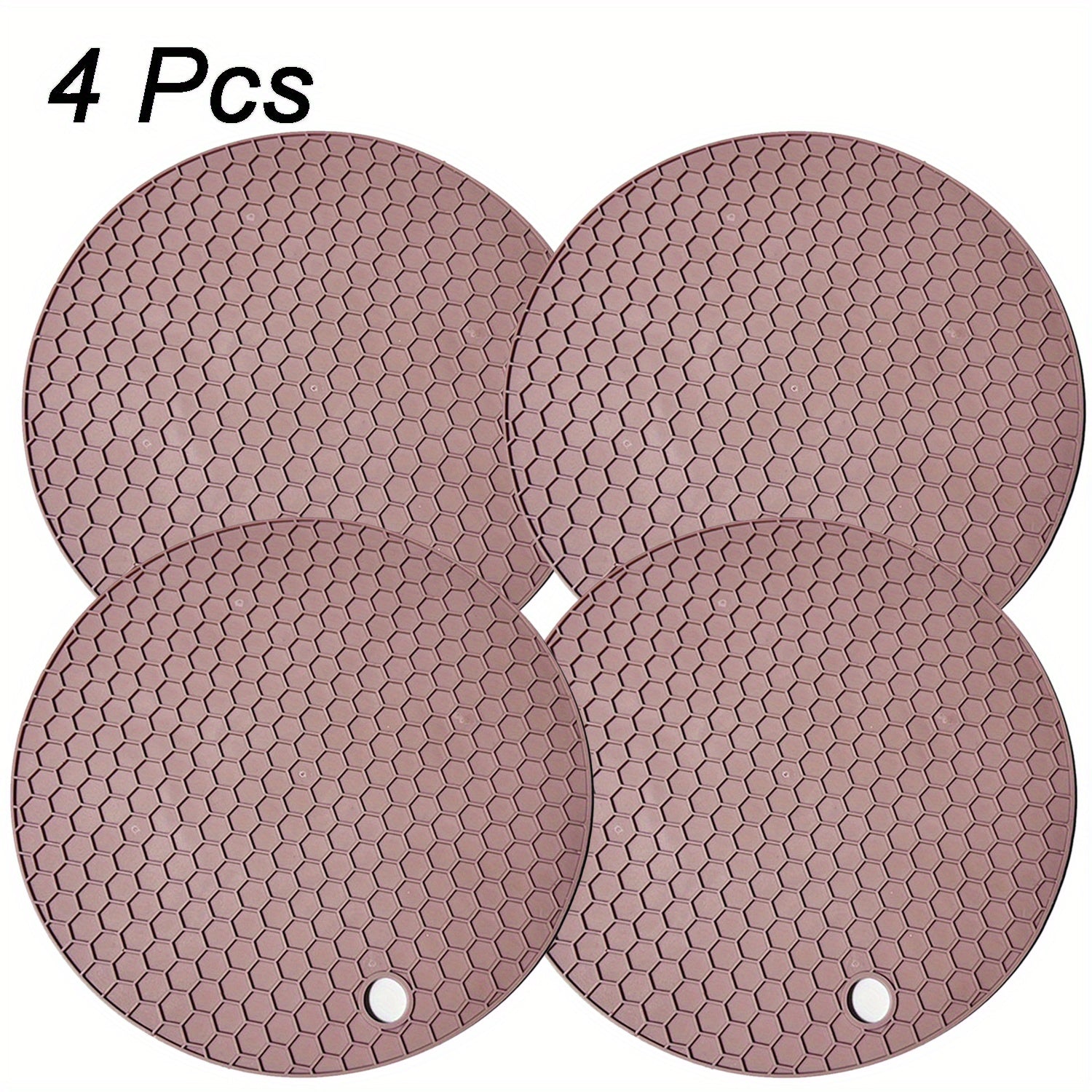 Silicone Heat Resistant Trivet Mat Round