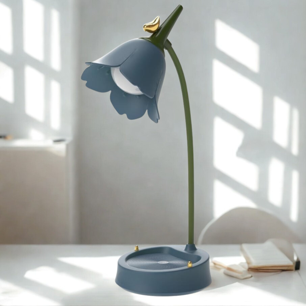 Modern Flower LED Table Lamp ABS Plastic