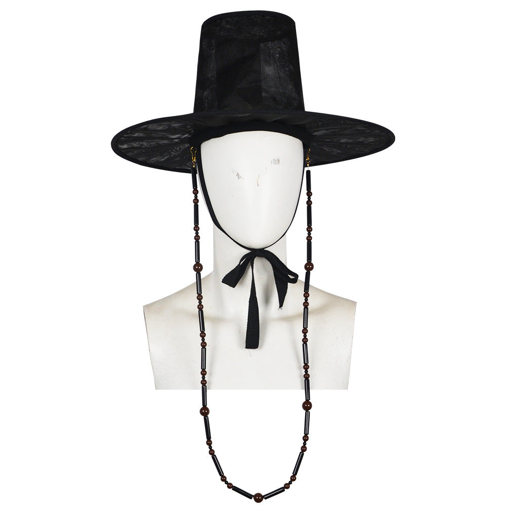 Boys Black Halloween Costume Set Korean Hanbok