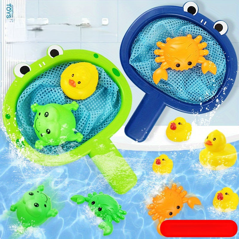 Bath Toys Fishing Net Set for Toddlers