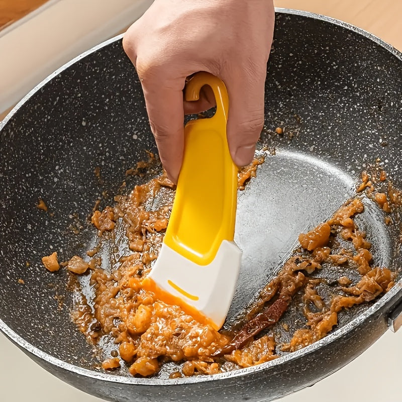 Kitchen Scraper Tool with Non-Stick Plastic Blade
