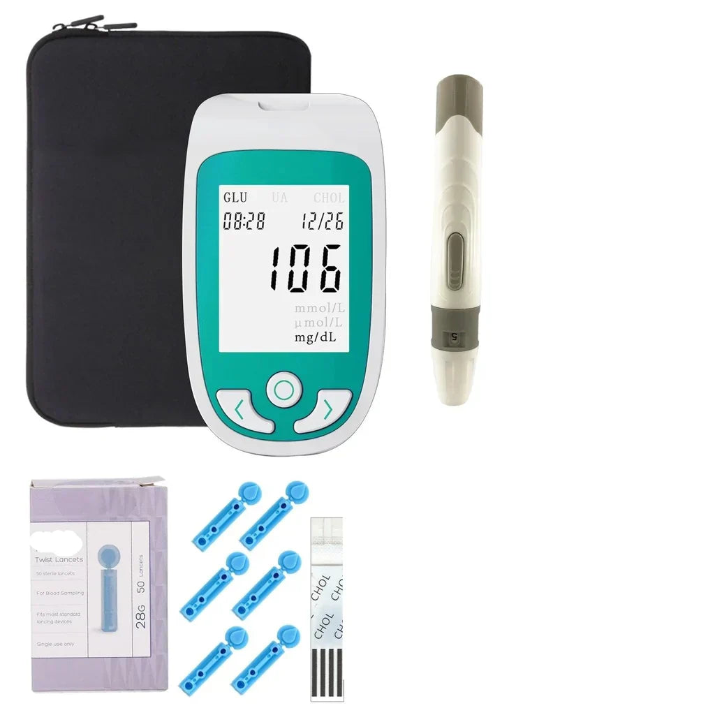 Cholesterol Home Test Kit Portable Blood Monitor