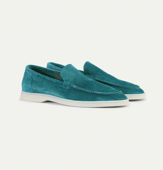 Men’s Vegan Suede Loafers with Cushioned Sole