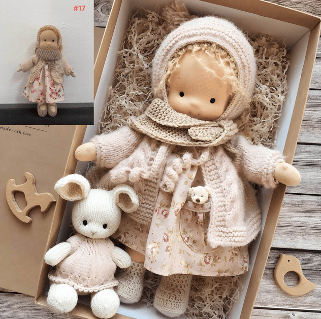 Dolls Handmade Cotton Soft Toy Gift Set