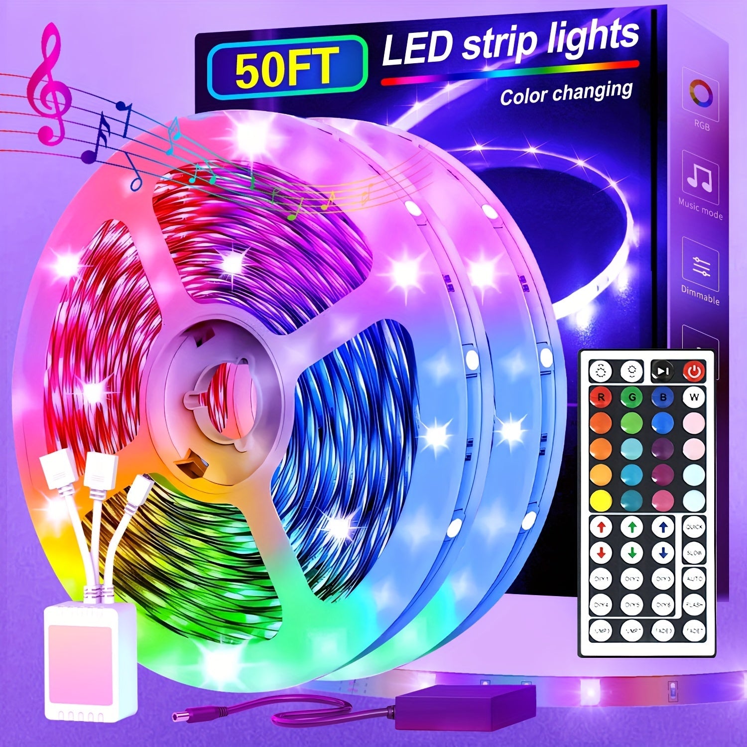 LED Strip Lights Colour Changing with App Control