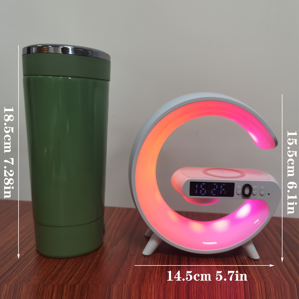Wireless Charger Lamp with Bluetooth Speaker