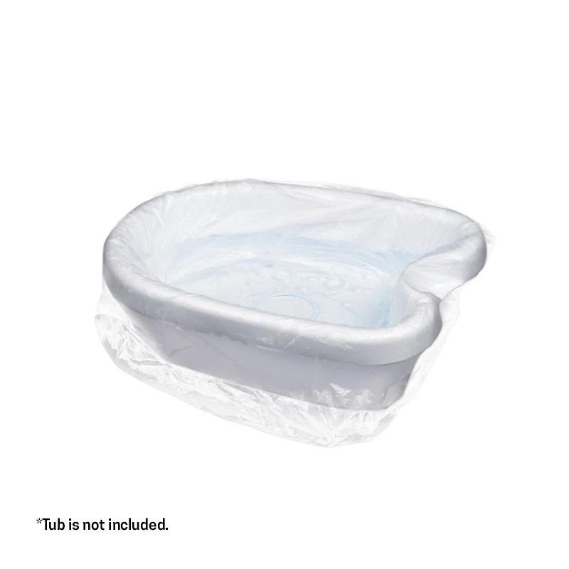 Foot Spa Liners Clear Plastic Disposable