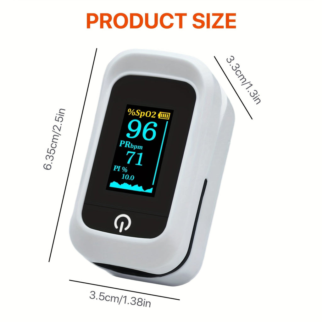 Pulse Oximeter Digital Plastic Fingertip Monitor