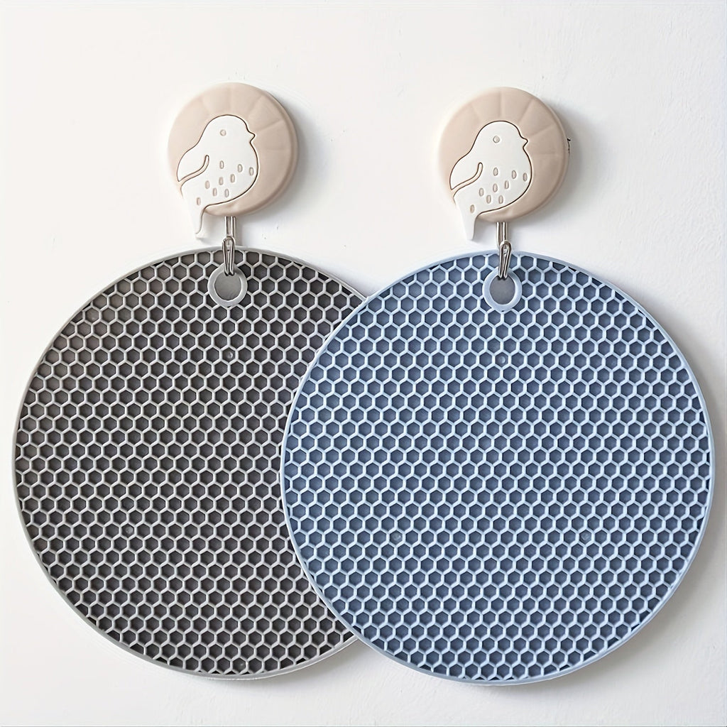 Silicone Heat Resistant Trivet Mat Round