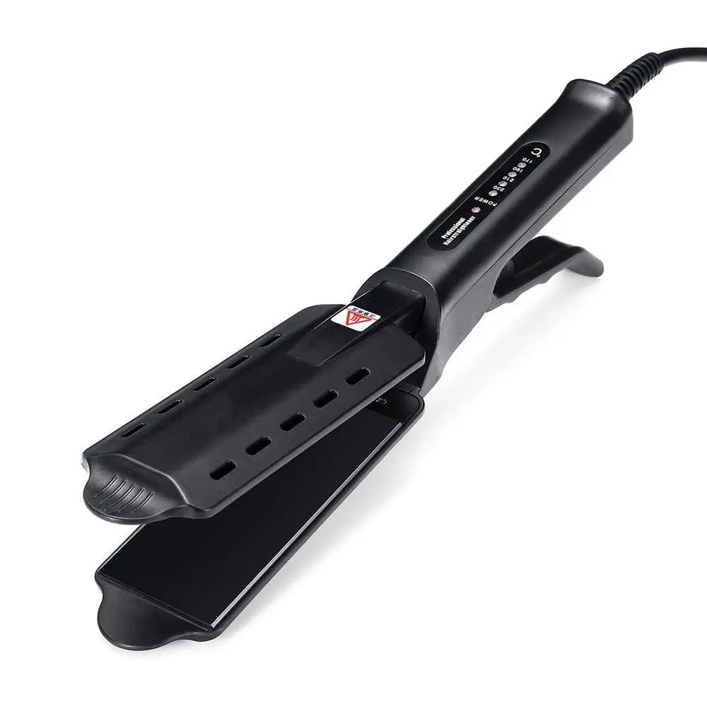 Hair Straightener with Steam Curling Function