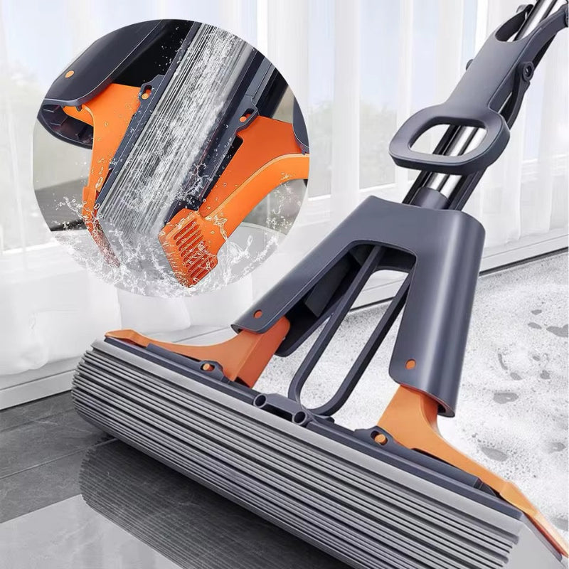 Mop Adjustable Sponge Head Easy Floor Cleaner
