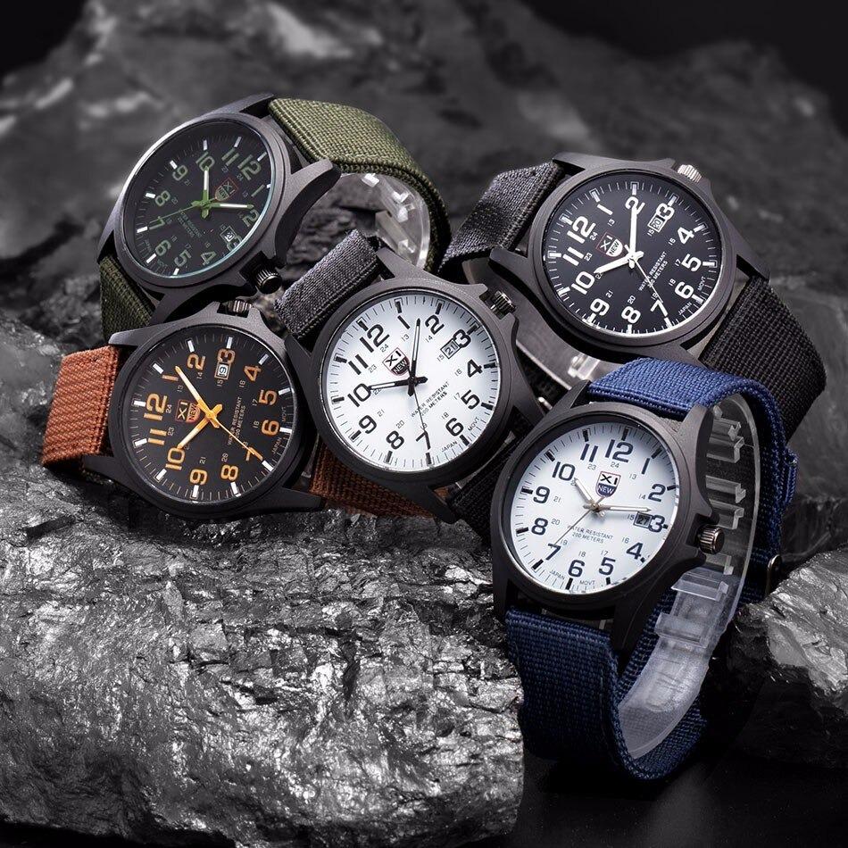 Military Style Waterproof Analog Wrist Watch