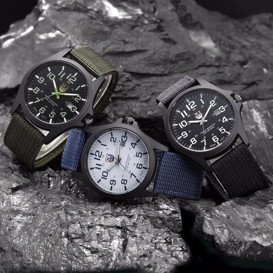 Military Style Waterproof Analog Wrist Watch