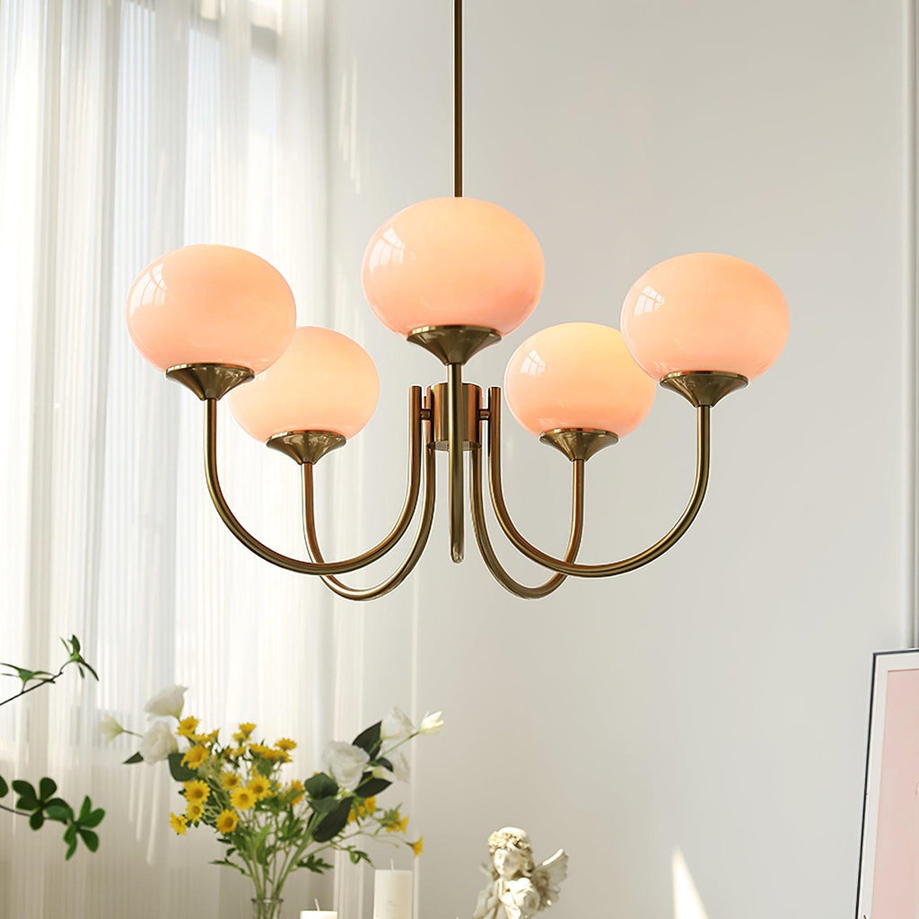 Ceiling Light Modern Brass Chandelier Lamp