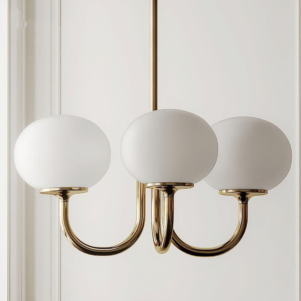 Ceiling Light Modern Brass Chandelier Lamp