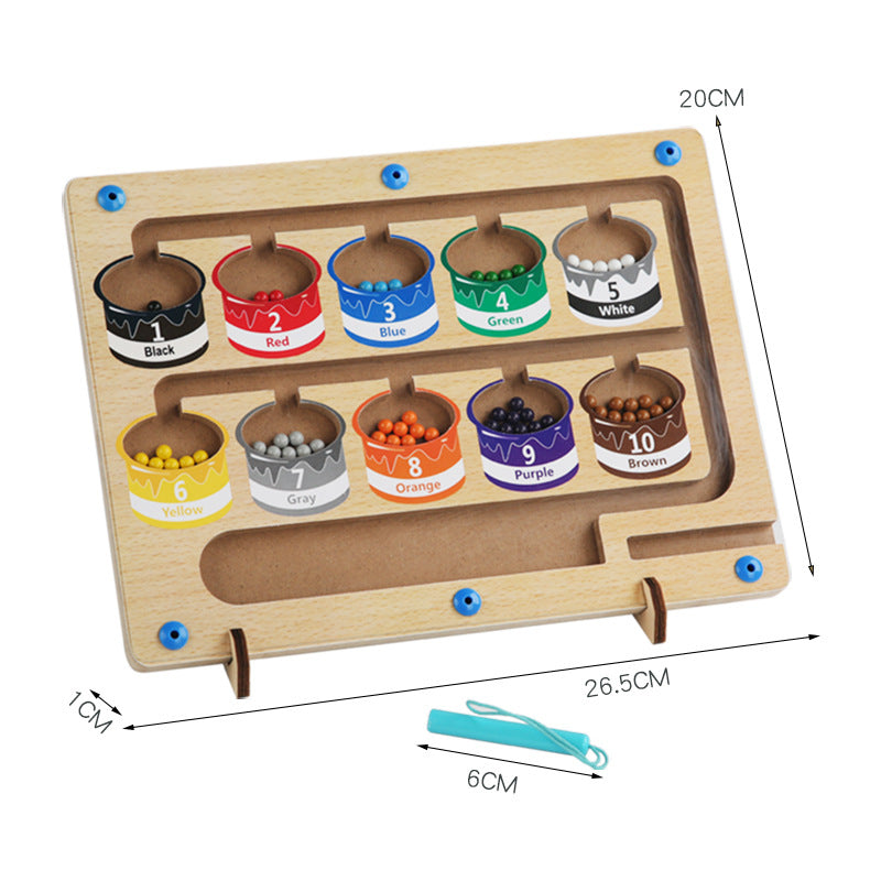 Wooden Magnetic Colour Matching Learning Toy
