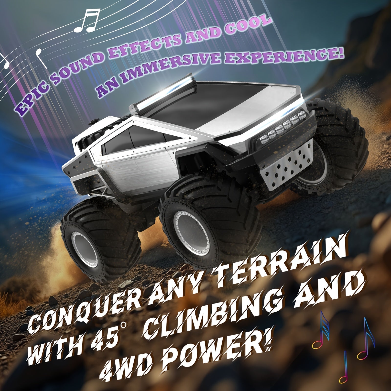 Remote Control All Terrain Monster Truck
