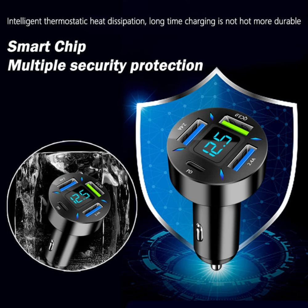 Car Charger Fast USB Multi Port Adapter