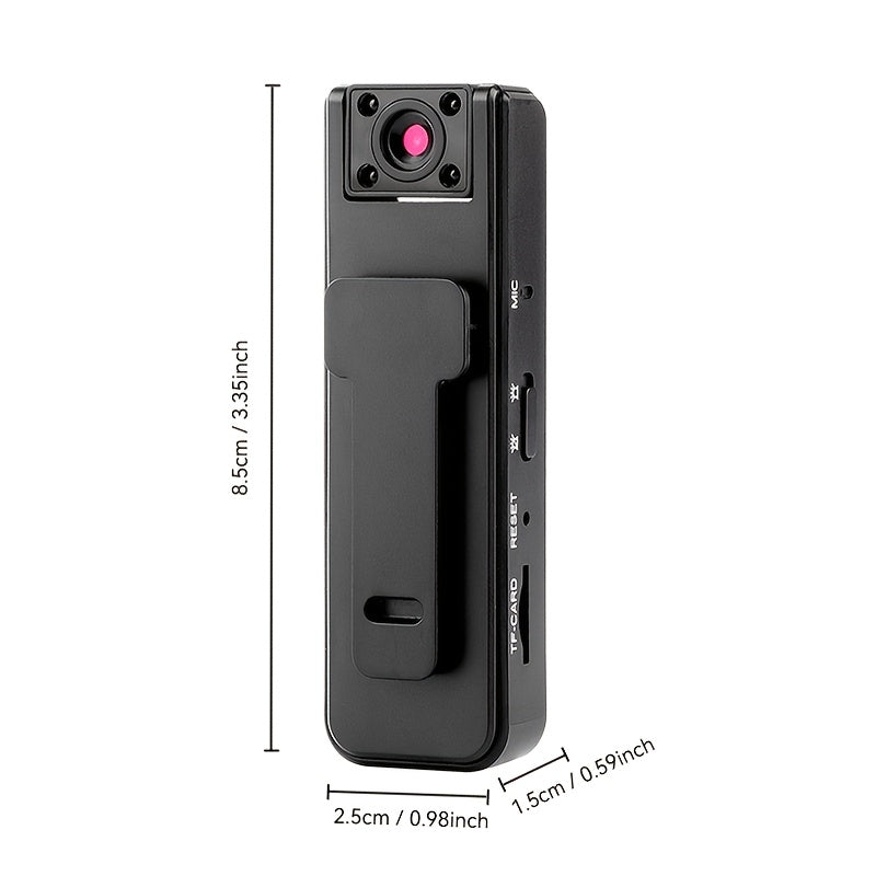 Mini Camera with Clip for Video Recording