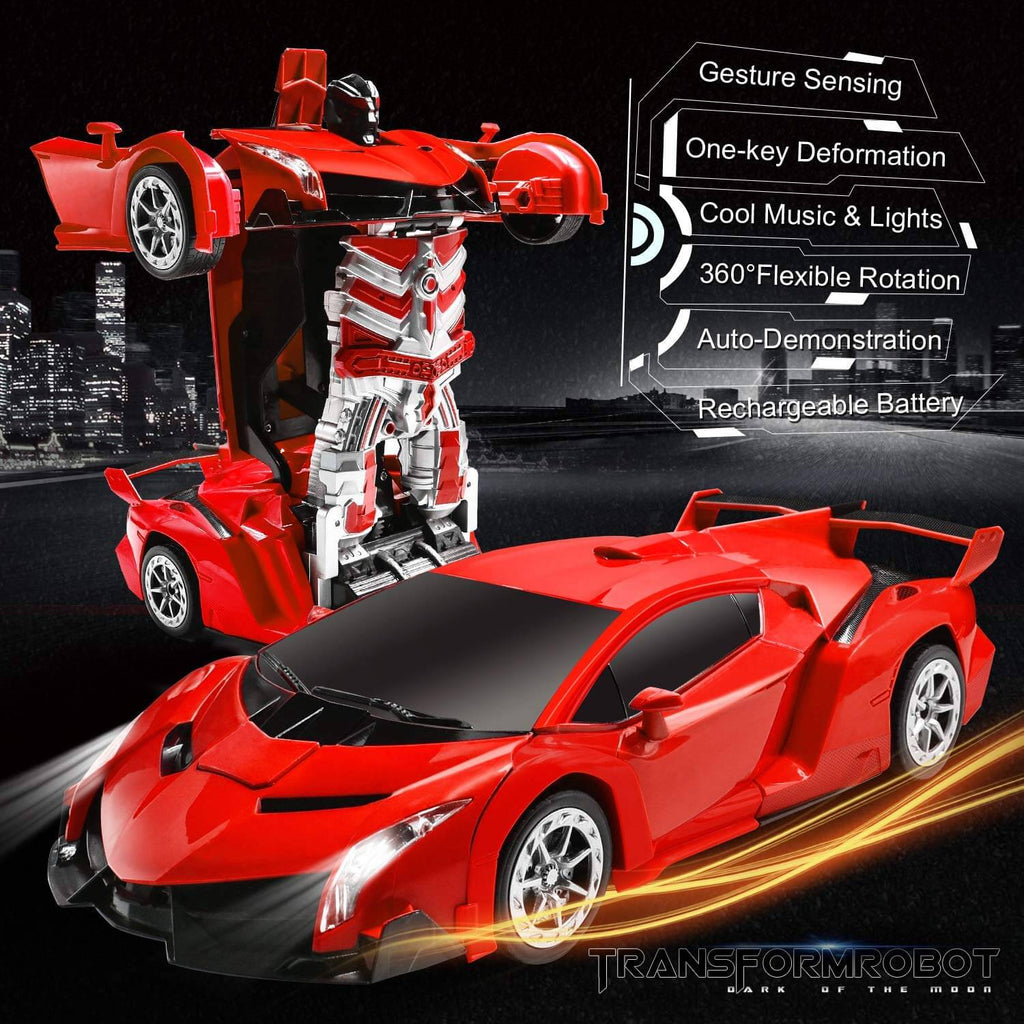 Remote Control Transforming Robot Car Toy