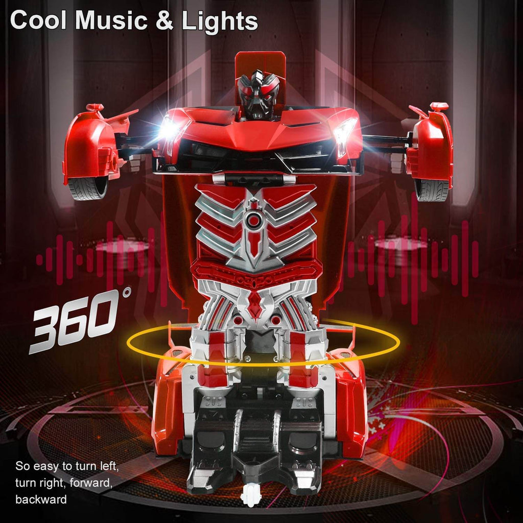 Remote Control Transforming Robot Car Toy