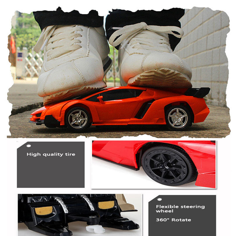 Remote Control Transforming Robot Car Toy