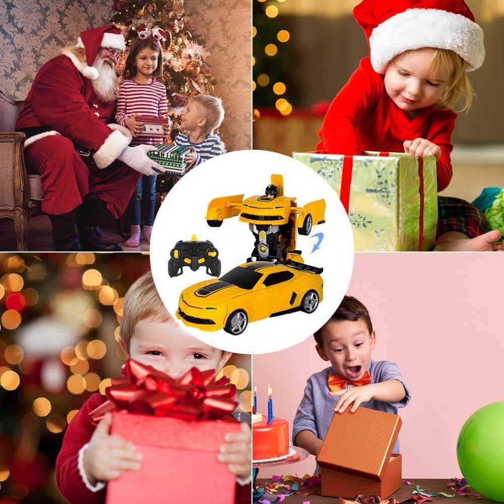 Remote Control Transforming Robot Car Toy