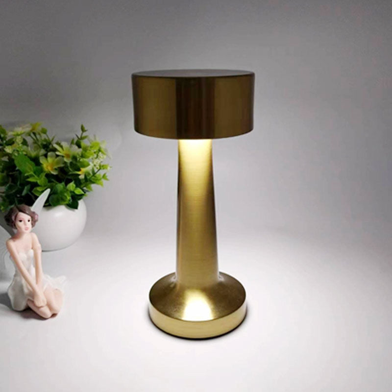 Table Lamp Touch LED Rechargeable Metal Light
