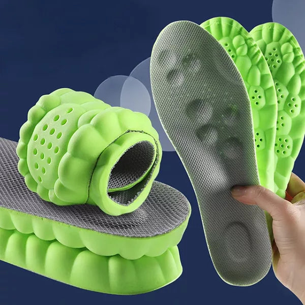 Shoe Insoles with Gel Cushion and Arch Support