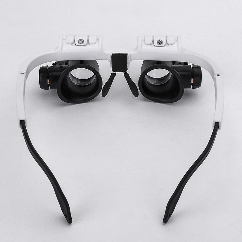 Magnifying Glass LED Plastic Hands-Free Eyewear
