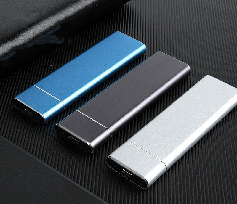 External SSD Drive USB Aluminium Storage