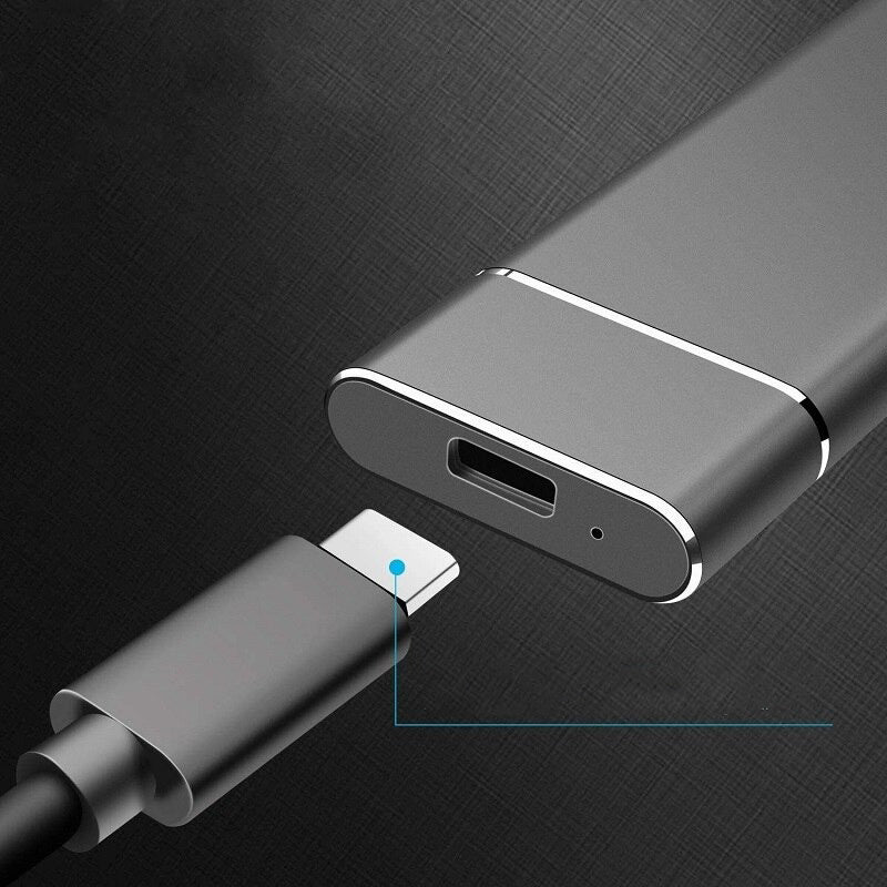 External SSD Drive USB Aluminium Storage
