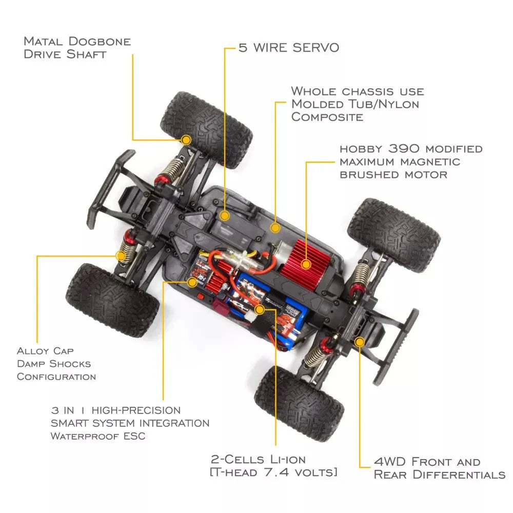 Remote Control Car 4WD Off-Road Racer