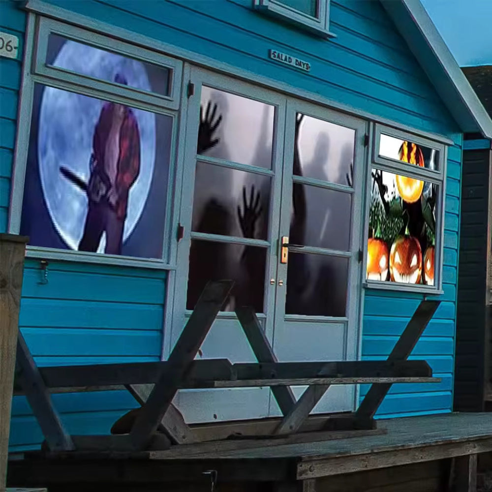 Halloween Window Projector Holiday Light Seasonal Films
