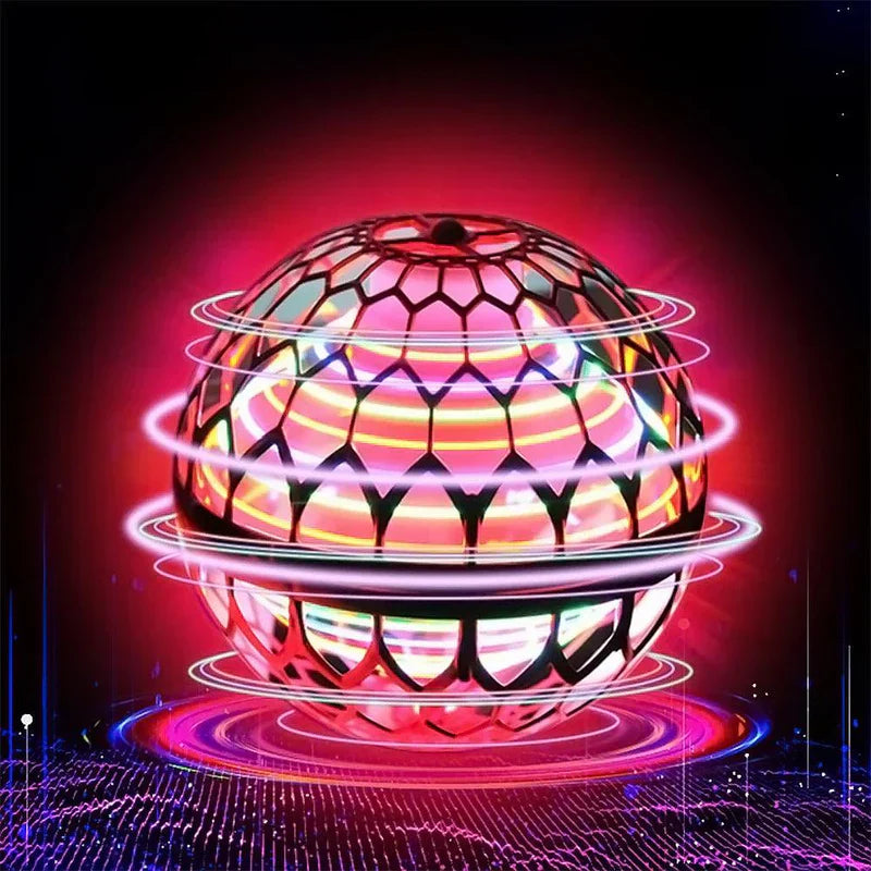 LED Flying Spinner Ball Toy
