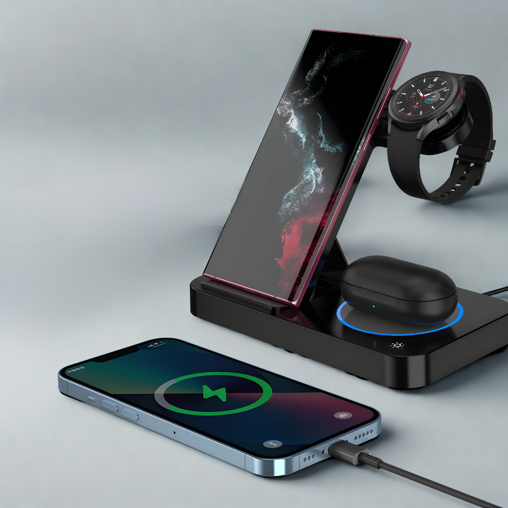 Wireless Charger Compact Multi Device Dock