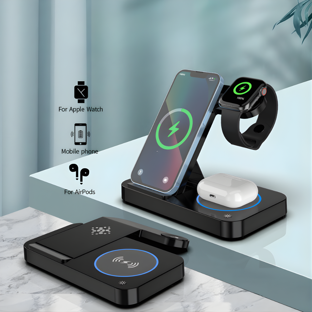 Wireless Charger Compact Multi Device Dock